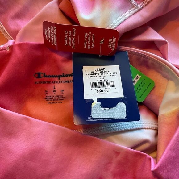 CHAMPION Womens Large Printed Ankle Leggings - Picture 4 of 7